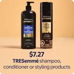 Walmart TRESemmé shampoo, conditioner or styling products offer