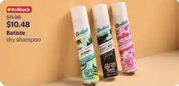 Walmart Batiste dry shampoo offer