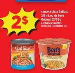 Maxi Sauce à pizza gattuso 213 ml ou riz ben's original offer