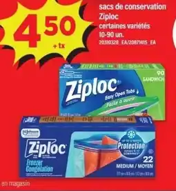 Maxi Ziploc sacs de conservation offer