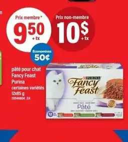 Maxi Purina Pâté pour chat fancy feast offer