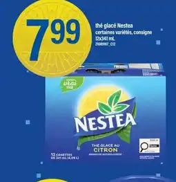 Maxi Nestea thé glacé certaines variétés, consigne offer