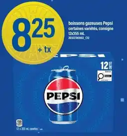 Maxi Pepsi boissons gazeuses certaines variétés offer