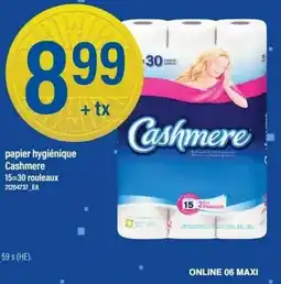 Maxi Cashmere hygiénique offer