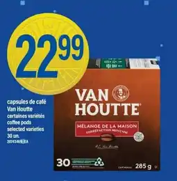 Maxi Van Houtte capsules de café certaines variétés coffee pods selected varieties offer