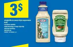 Maxi Kraft vinaigrette ou sauce style mayonnaise certaines variétés salad dressing or mayo style dip offer