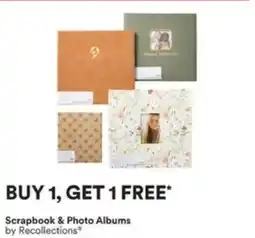 Michaels Scrapbook & photo albums offer