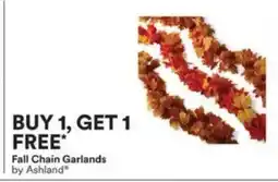 Michaels Fall chain garlands offer