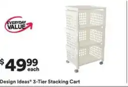 Michaels Design ideas 3-tier stacking cart offer