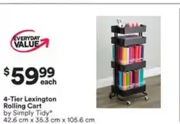 Michaels 4-Tier Lexington Rolling Cart offer