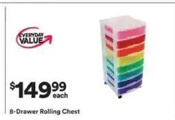 Michaels 8-drawer rolling chest offer