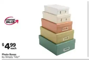 Michaels Photo boxes offer