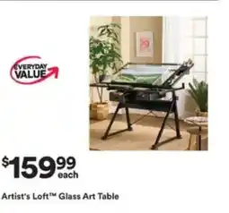 Michaels Artist's loft™ glass art table offer