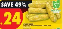 No Frills Sweet corn offer