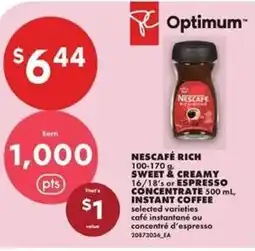 No Frills Nescafé rich offer