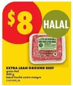 No Frills Extra lean ground beef offer