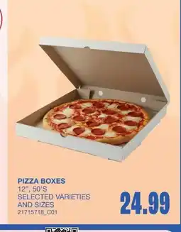 Wholesale Club Pizza boxes offer