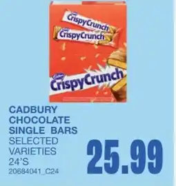 Wholesale Club Cadbury chocolate single bars offer