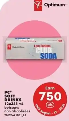 No Frills Pc® soft drinks offer