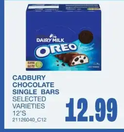 Wholesale Club Cadbury chocolate single bars offer