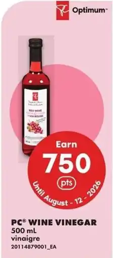 No Frills Pc® wine vinegar offer