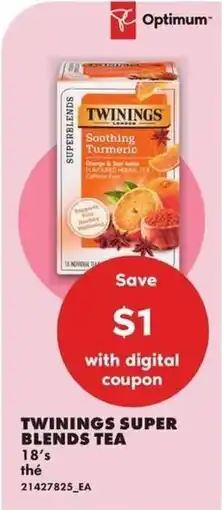 No Frills Twinings super blends tea offer