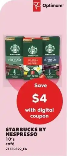 No Frills Starbucks by nespresso offer