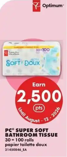 No Frills Pc® super soft bathroom tissue offer