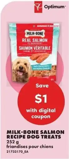 No Frills Milk-bone salmon recipe dog treats offer