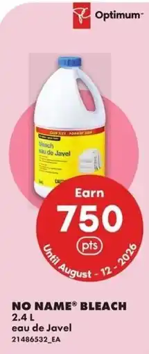 No Frills No name® bleach offer