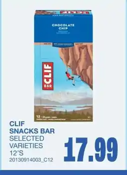 Wholesale Club Clif snacks bar offer