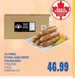 Wholesale Club Pork and beef sausages offer