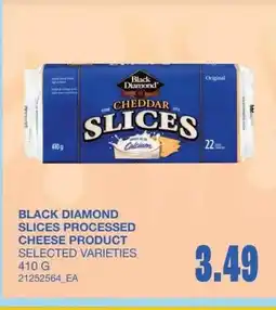 Wholesale Club Black diamond slices processes cheese product offer