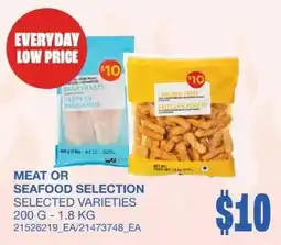 Wholesale Club Meat or seafood selection offer