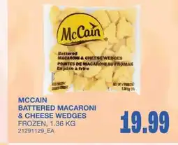 Wholesale Club Mccain battered macaroni & cheese wedges offer