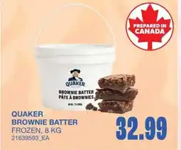 Wholesale Club Quaker brownie batter offer