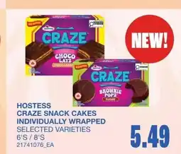 Wholesale Club Hostess craze snack cakes individually wrapped offer