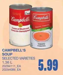 Wholesale Club Campbell's soup offer