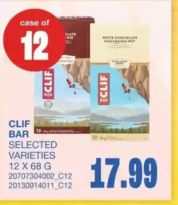 Wholesale Club Clif bar offer