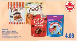 Wholesale Club Nestlé mini cello bags offer