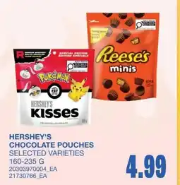 Wholesale Club Hershey's chocolate pouches offer