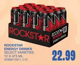 Wholesale Club Rockstar energy drinks offer