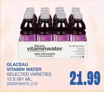 Wholesale Club Glaceau vitamin water offer