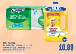 Wholesale Club Mr. clean platinum liquid lor swiffer wet refill offer