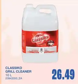Wholesale Club Classiko grill cleaner offer