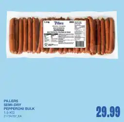 Wholesale Club Pillers semi-dry pepperoni bulk offer