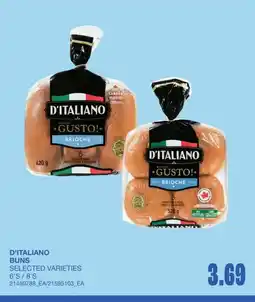 Wholesale Club D'italiano buns offer