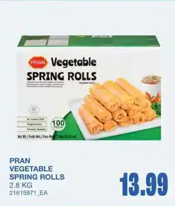 Wholesale Club Pran vegetable spring rolls offer