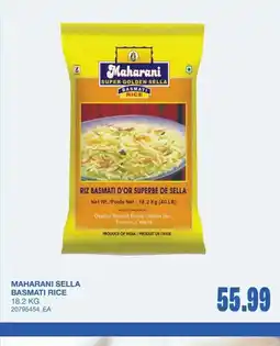 Wholesale Club MAHARANI SELLA BASMATI RICE offer