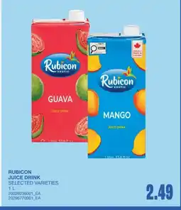 Wholesale Club Rubicon juice drink offer